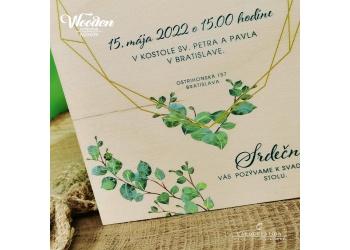 drevene svadobne oznamenia N20039 c