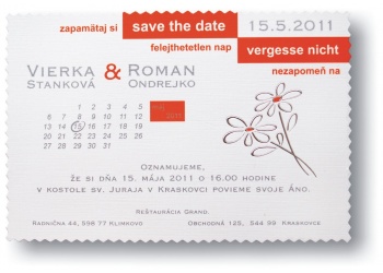svadobne oznamenie A5004