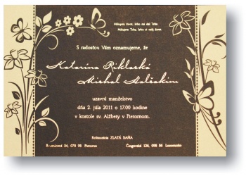 svadobne oznamenie A5009
