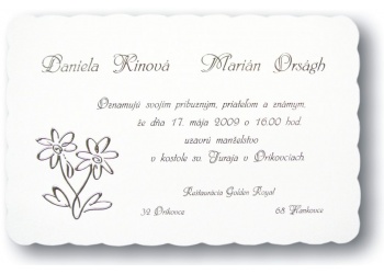 svadobne oznamenie A5067