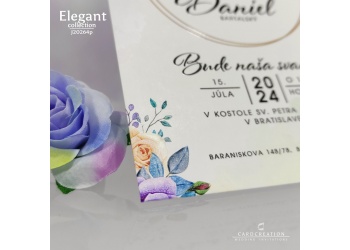 svadobne oznamenie kvetinove 3d tlac luxusne J20264p b