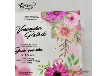 svadobne oznamenie kvetinove luxusne moderne wedding greenery 3d tlac luxusne J20220 b